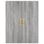 Highboard Grey Sonoma 69.5x34x180 cm Engineered Wood 3195945
