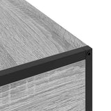 Bedside Cabinet Grey Sonoma 40 x 27 x 76 cm Engineered Wood 859573