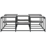 Coffee Table Grey Sonoma 121x121x40 cm Engineered Wood 839071