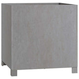 Planters with Legs 2 pcs Rusty 50x50x50 cm Corten Steel 823683