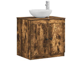 Bathroom Cabinet Smoked Oak 54 x 41 x 70 cm Engineered Wood 890126