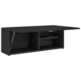 Bathroom Wall Cabinet Black 80x25x30 cm Engineered Wood 860077