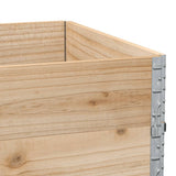 Pallet Collars 3 pcs 120x80 cm Solid Wood Pine 3295366