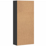 Highboard Black 80x35x180 cm Engineered Wood 3276652