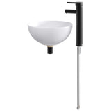 Bathroom Wash Basin Matte Black 32 x 32 x 13 cm Metal 890243