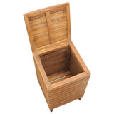 Laundry Basket 40x40x70 cm Solid Teak Wood 289076