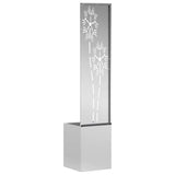 Garden Privacy Screen Silver 32 x 150 cm Galvanised steel 876369
