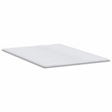 Mattress Topper White 140 x 190 x 3.5 cm Knit Fabric 4106407