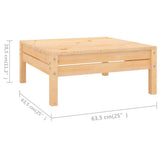 8 Piece Garden Lounge Set Solid Wood Pine 3082984