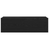 TV Cabinet 2 pcs Black 100 x 30 x 30 cm Engineered Wood 862106