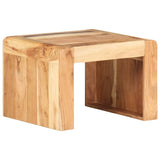 ZNTS Side Table 43x40x30 cm Solid Acacia Wood 323588