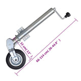 Trailer Jack Wheel 60 mm with Wheel Chocks 3214425