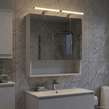 Bathroom Mirror Cabinet White 60 x 14.5 x 70 cm Engineered wood 889191