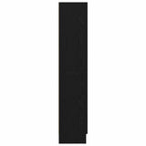 Book Cabinet Black Oak 82.5 x 30.5 x 150 cm Engineered Wood 3329276
