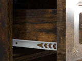 Bedside Cabinet Smoked Oak 43 x 41 x 63.5 cm Engineered Wood 895710