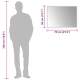 LED Bathroom Mirror 70x50 cm 151765