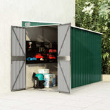 Garden Shed Green Galvanised steel, metal Large Garden Shed 316225