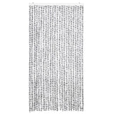 Insect Curtain Light and Dark Grey 100x220 cm Chenille 325456