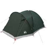 Cabin Tent with Roof Army green 4-Person Polyester and Steel 42028582