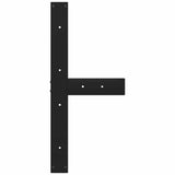 Dining Table Legs T-Shaped 2 pcs Black 80x35x cm Steel 4013060