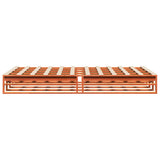 Bed Frame without Mattress Wax Brown 120x200 cm Solid Wood Pine 850841