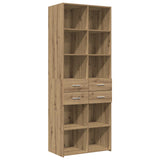 Storage Cabinet with Shelves Artisan Oak 70 x 42.5 x 225 cm 3446671