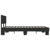 Bed Frame without Mattress Black 135x190 cm Double 3280207