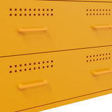 Sideboard Mustard Yellow 68x39x89 cm Steel 842985