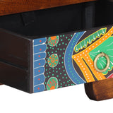 TV Cabinet Multicolour 110x30x40 Solid Wood Acacia 4016502