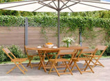 Garden Chair Set of 6 Taupe 3214617