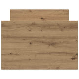 Bed Frame Artisan Oak Engineered Wood, Solid Pinewood Single 3328809