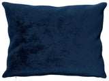 Cushion Cover 6 pcs HEERLEN Navy Blue 80 x 80 cm Flannel 913766