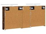 Bathroom Cabinet Set 3 pcs 100 x 10.5 x 60.5 cm Engineered wood 3403710