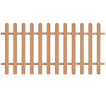 Picket Fence WPC 200x100 cm 42824