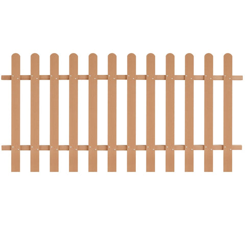 Picket Fence WPC 200x100 cm 42824