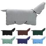 Horse Blanket Full Light Grey and Pink 155 cm Polyester 42013295