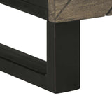 TV Cabinet Black 100x33x46 cm Solid Wood Mango 4017702