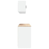 Garage Cabinets 6 pcs White Engineered Wood 3328341