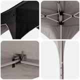 Pop-up Party Tent 194 x 194 x 245 cm Black 42019821