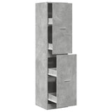 Apothecary Cabinet Concrete Grey 40x41x174.5 cm Engineered Wood 3309648
