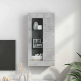Wooden Cabinet Concrete Grey 50 x 29 x 100 cm Engineered Wood 880224
