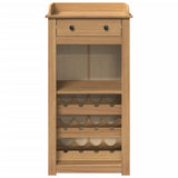 ZNTS Wine Cabinet Panama 57x40x111.5 cm Solid Wood Pine 4016390