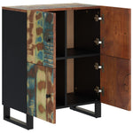 Sideboard with 4 Doors 60x33x75 cm Solid Wood Reclaimed 352919