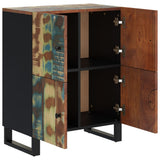 Sideboard with 4 Doors 60x33x75 cm Solid Wood Reclaimed 352919