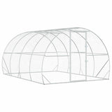 Chicken Coop Silver 400 x 300 x 200 cm Galvanised Steel 3434691