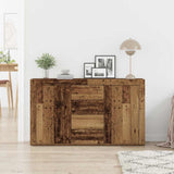 Sideboard with Drawer Old Wood 120 x 36 x 69 cm Engineered Wood 3333863