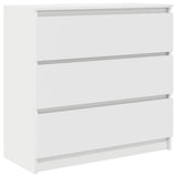 Sideboard White 80x35x76 cm Engineered Wood 861733