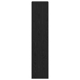 Room Divider Bookcase Black Oak 131.5 x 29 x 131.5 cm 879663