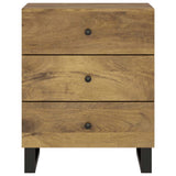 Bedside Cabinet 50x33x62 cm Solid Wood Mango&Engineered Wood 350663