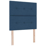 Headboard Height Adjustable with Headboard Blue 90 cm Fabric 3337801